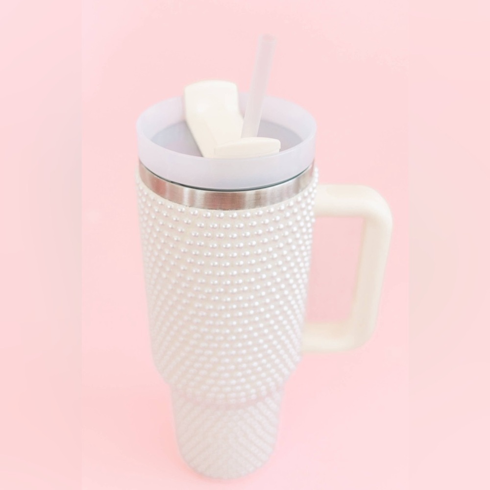 Rock Paper Scissors Cream Pearl 40oz Tumbler
